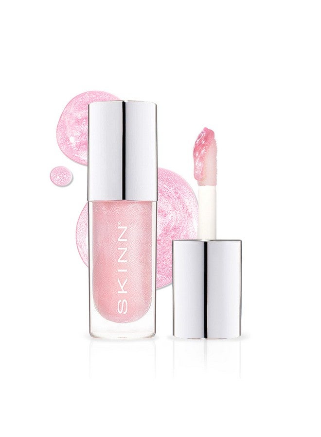 Skinn Luminous Blush Lip Oil Support Collagen Production Smooth Lines & Soothe Dry Cracked Lips Hydrating Clear Lip Oils Improve Skin'S Elasticity Texture & Glow Vitamin C & Manuka Honey - Image 1