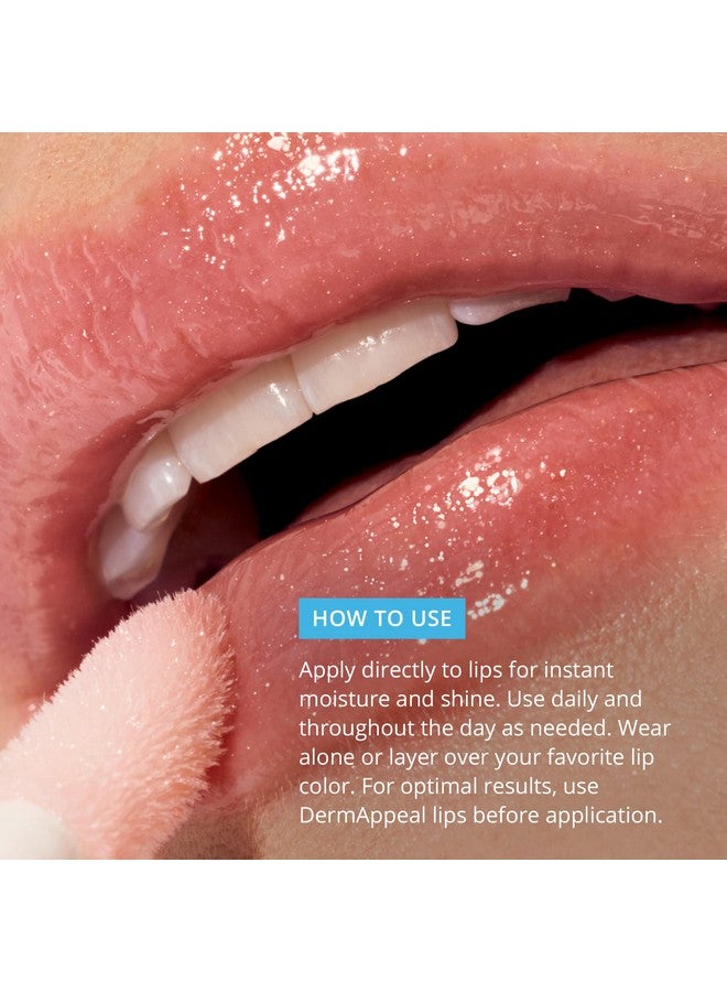 Skinn Luminous Blush Lip Oil Support Collagen Production Smooth Lines & Soothe Dry Cracked Lips Hydrating Clear Lip Oils Improve Skin'S Elasticity Texture & Glow Vitamin C & Manuka Honey - Image 3