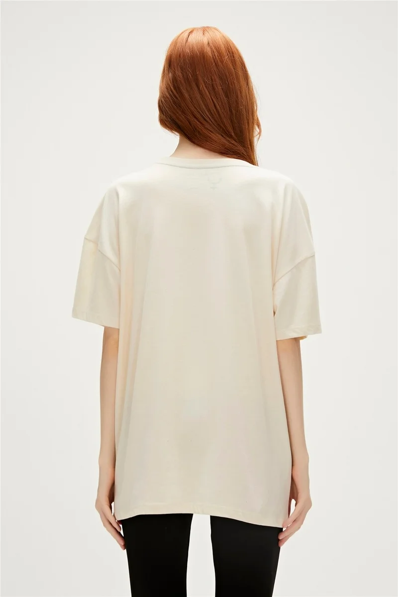 باد بير Re-Save Recycle Marshmallow White T-Shirt Printed Women's T-Shirt10