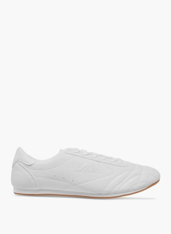 Oaklan by Shoexpress Stitch Detail Sneakers with Lace-Up Closure