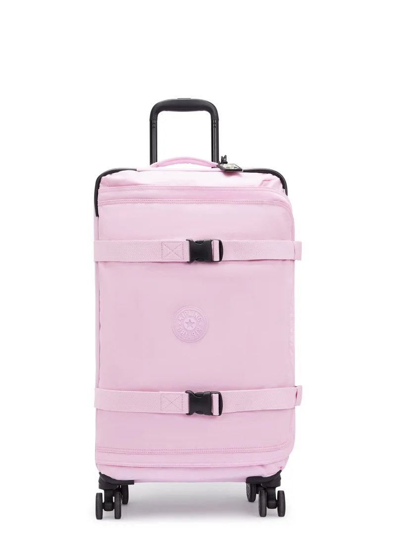 Kipling Basic Plus Spontaneous Medium 4-Wheeled Suitcase 66cm/25inches, 3.72kg, 71L, Blooming Pink