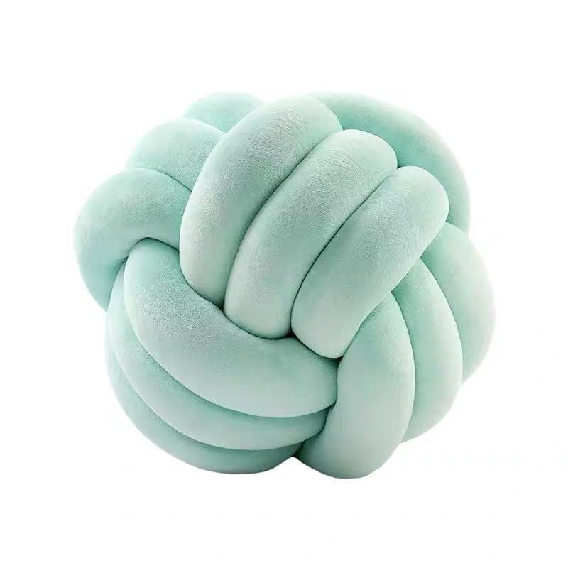 Petrella Knot Pillow Ball Round Throw Pillows Home Decor Cushion Decorative Aesthetic Throw Pillows - Image 1