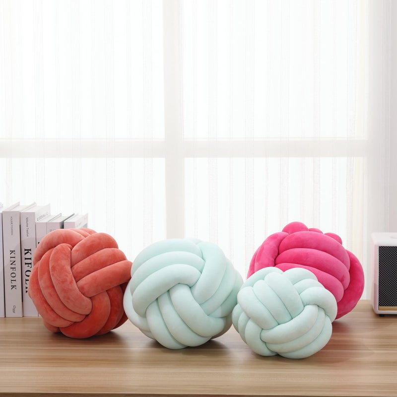 Petrella Knot Pillow Ball Round Throw Pillows Home Decor Cushion Decorative Aesthetic Throw Pillows - Image 4
