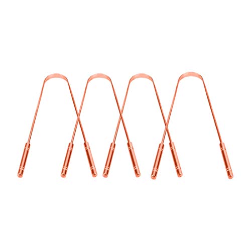 NURPI COPPER PREMIUM DESIGN TONGUE CLEANER pack of 4 - Image 1