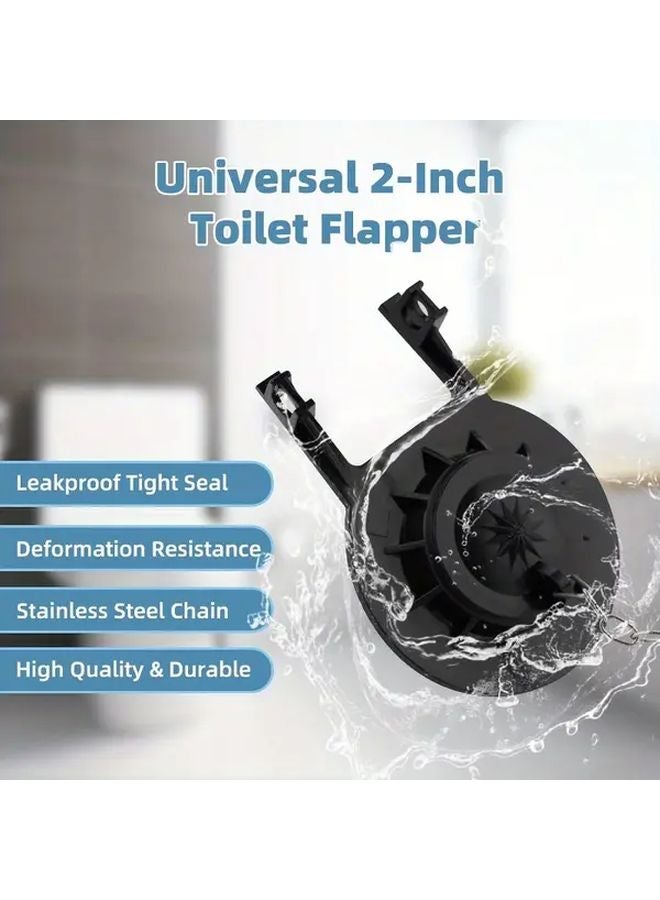 Universal Toilet Handle Replacement Kit Side Mount Design 1 Set with 2 Inch Rubber Flapper Compatible Kohler American Standard TOTO Mansfield - Image 5