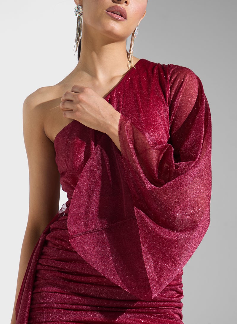 ELLA One-Shoulder Party Dress  - Image 3