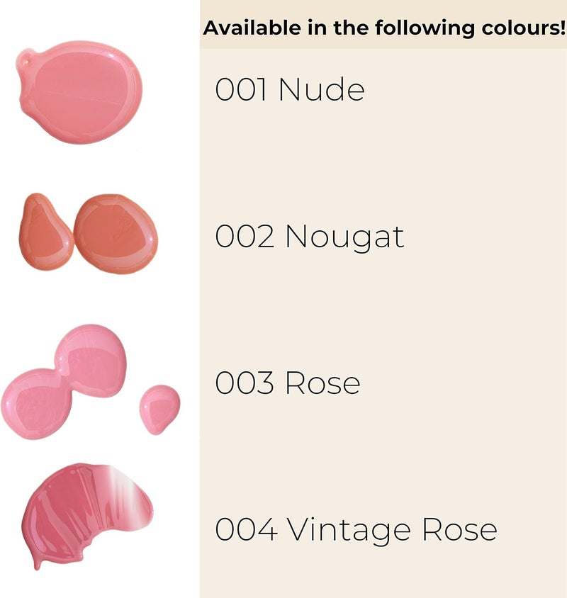 tinted lip balm with SPF 15 I vegan lip care stick with colour in Vintage Rose (04) I soft lips without stickiness I perfume free Glossy Booster I moisturising lipbalm - Image 3