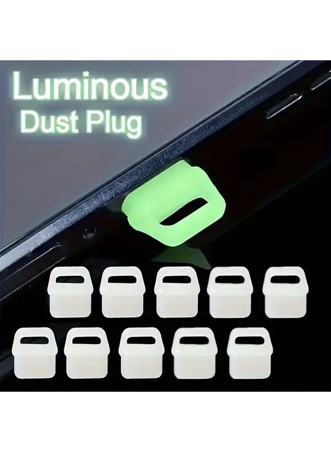 20pcs Random Color PVC Dust Plugs Type C Port Protector Waterproof Charging Jack Cap - Image 3