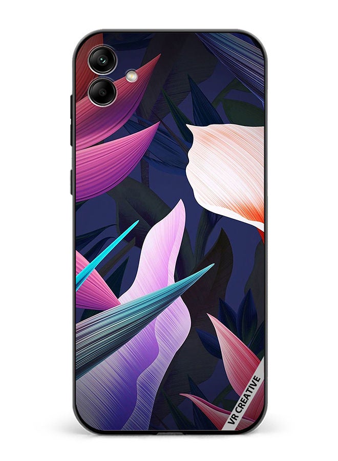 VR CREATIVE Protective Case Cover For Samsung Galaxy A04 Colorful Flowers And Leaves Design Multicolour - Image 1