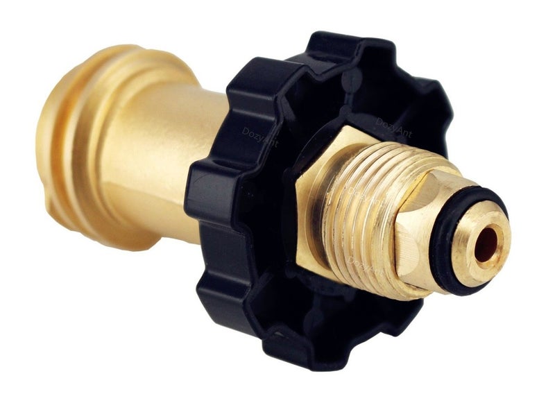 DOZYANT Universal Fit Propane Tank Adapter Converts POL to QCC1 / Type 1 with Wrench, Propane Hose Adapter Old to New Connection Type - Image 3