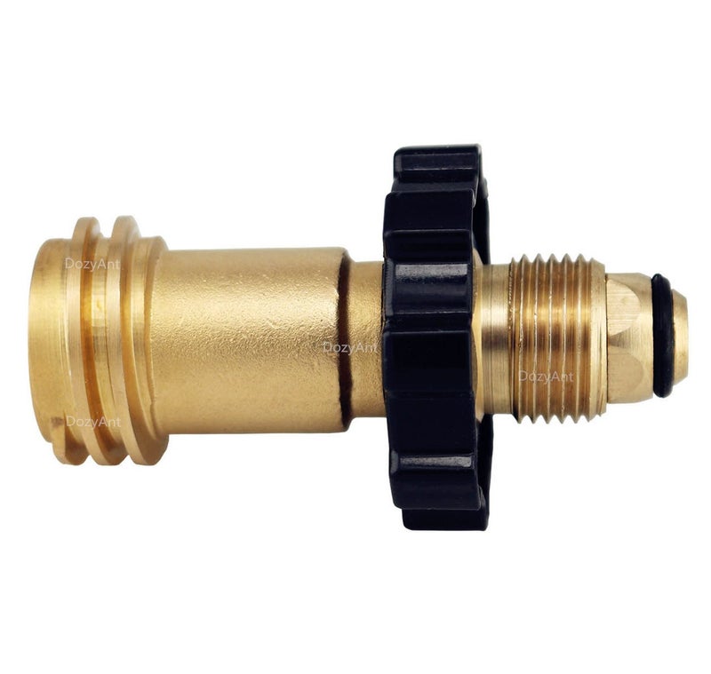 DOZYANT Universal Fit Propane Tank Adapter Converts POL to QCC1 / Type 1 with Wrench, Propane Hose Adapter Old to New Connection Type - Image 5