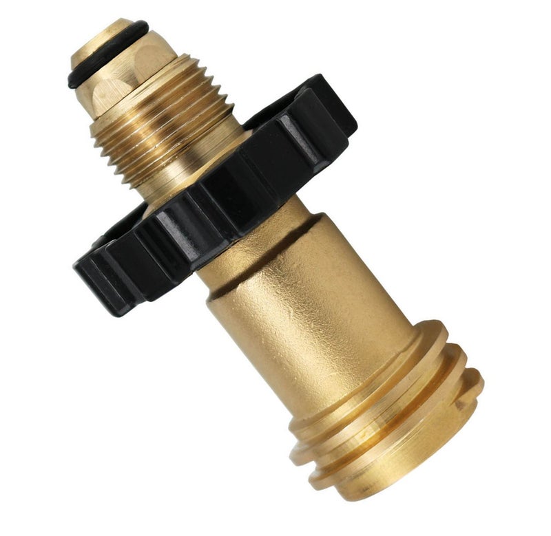 DOZYANT Universal Fit Propane Tank Adapter Converts POL to QCC1 / Type 1 with Wrench, Propane Hose Adapter Old to New Connection Type - Image 1