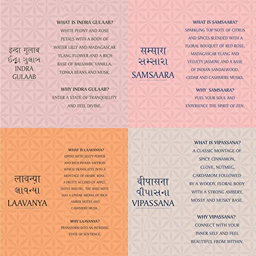 Anant Natural Hand Rolled Premium Fragrance Incense Sticks | Pack of 4 | Samsaara | Vipassana | Indra Gulab | Lavaanya | Spiritual Agarbattis - 40 Sticks/Box - Image 5