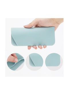 Oasisgalore 4pcs Soft Leather Portable Glasses Cases,  Slim Sunglasses Pouch Multiple Colors for Women Men  - Image 4