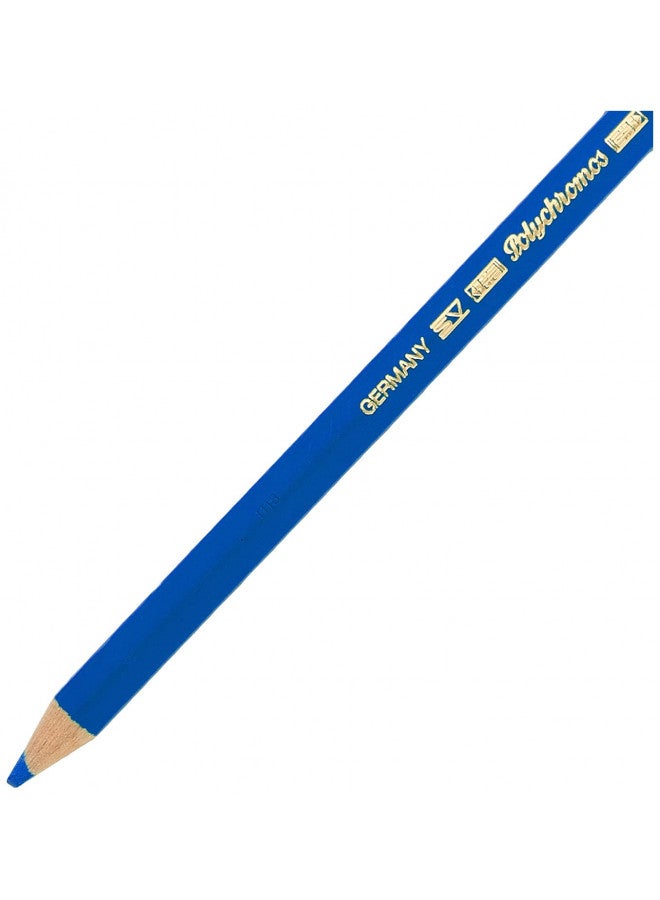 FABER-CASTELL Faber-Castell Polychromos Artists' Single Pencil - Colour 143 Cobalt Blue - Image 2