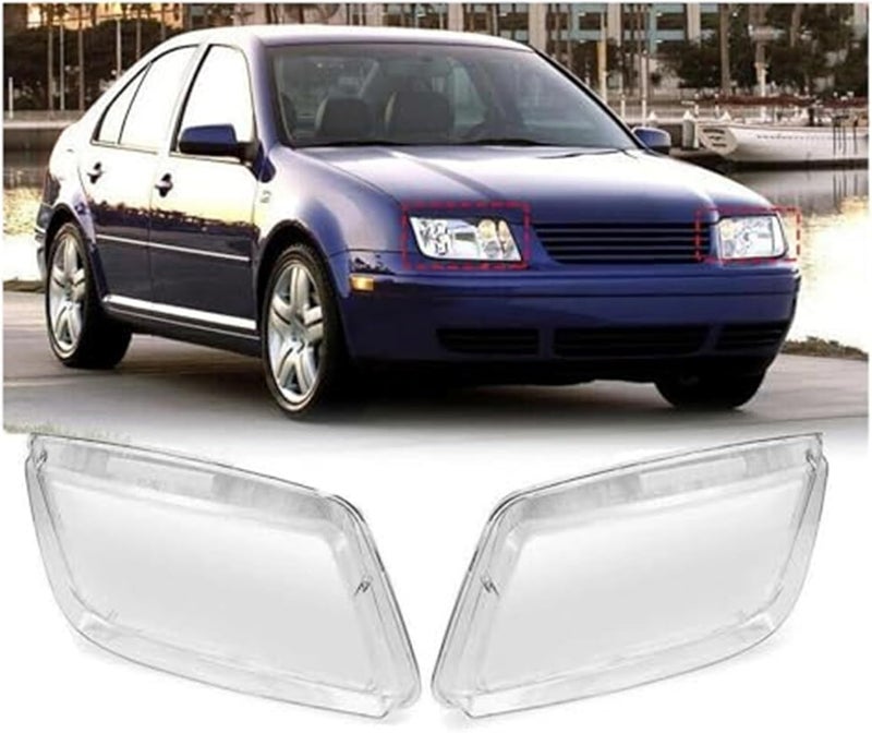 Vuzmode Headlight Lens Cover for VW Jetta Bora 1999-2005 - Image 3
