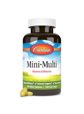 Carlson - Mini-Multi, Small Multivitamin Tablets, Vitamins & Minerals, Immune Support & Heart Health, Optimal Wellness, Mini Multivitamins, Multivitamin Mini Tabs, Easy to Swallow, 180 Mini Tablets - pzsku/ZF86F1816382E91B05B35Z/45/1750326917/8a0e6e3b-c62f-499d-a9f1-dc409addf965