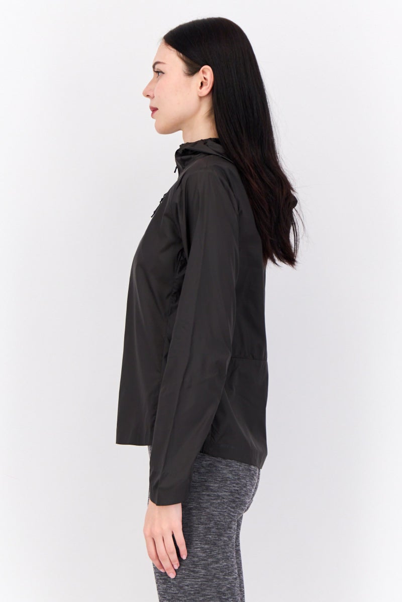 PUMA جاكيت تدريب طويل الأكمام للنساء، رياضي، أسود - Image 2