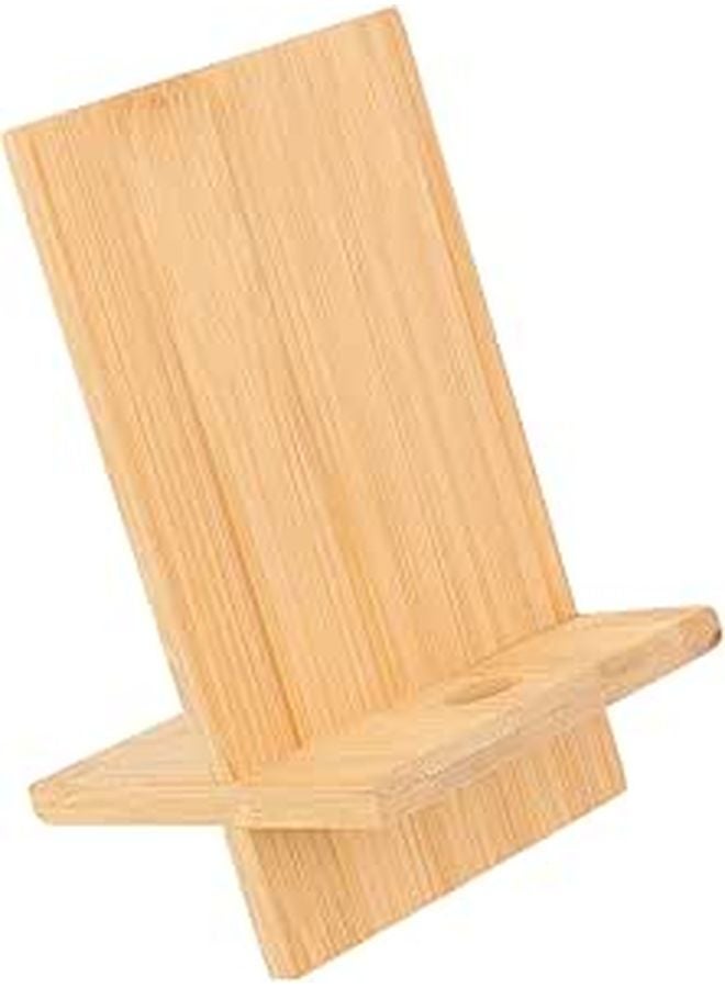 Detachable Multi Function Charging Base Phone Holder And Watch Stand Khaki Wood - Image 1