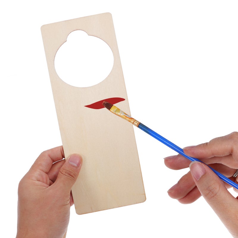 2pcs Blank Door Knob Hangers: 5pcs Door Hanger Sign Door Hanger Blanks Door Hangers for DIY Home Decoration Office Door Signs Hotel Room Signs - Image 5
