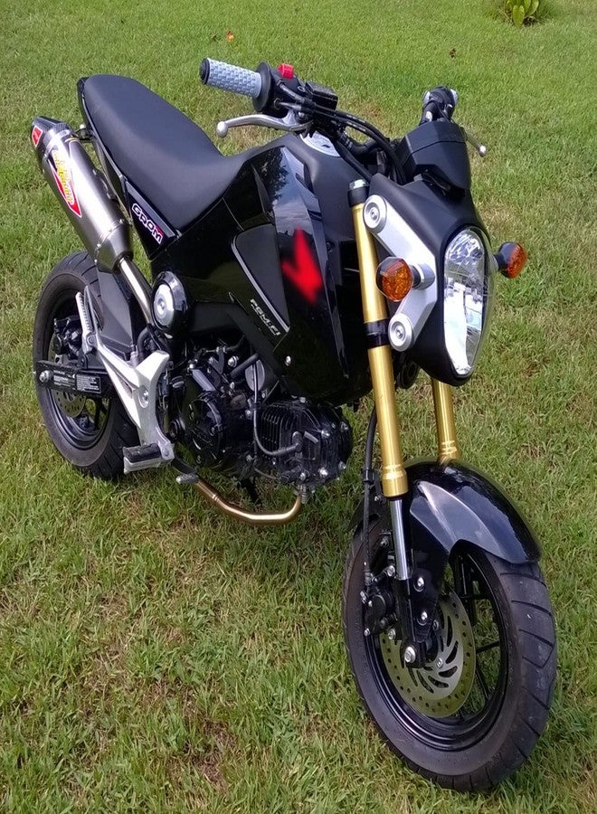 Mokuo Motorcycle Front Fender Mudguard Black Splash Guard Fit for Honda Grom Msx125 SF 2013-2016 Fairings Kit Parts. - Image 3