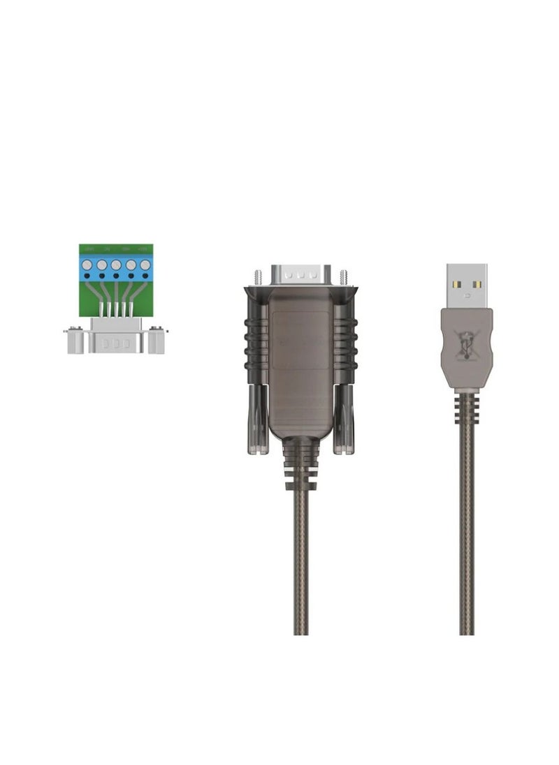 UNITEK UNITEK USB 2.0 to RS422/485 Serial Cable with DB9 Male Connector – High-Speed Data Communication Adapter for Industrial and Commercial Applications  - Image 4