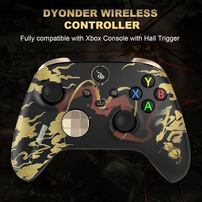 (Required Upgrade) DYONDER Wireless Controller 2.4GHZ Compatible with Xbox One X/S, For Xbox Series X/S, For PC Windows 7/8/10, Gamepad with Share Button/3.5mm Headphone Jack NO Battery - Image 3