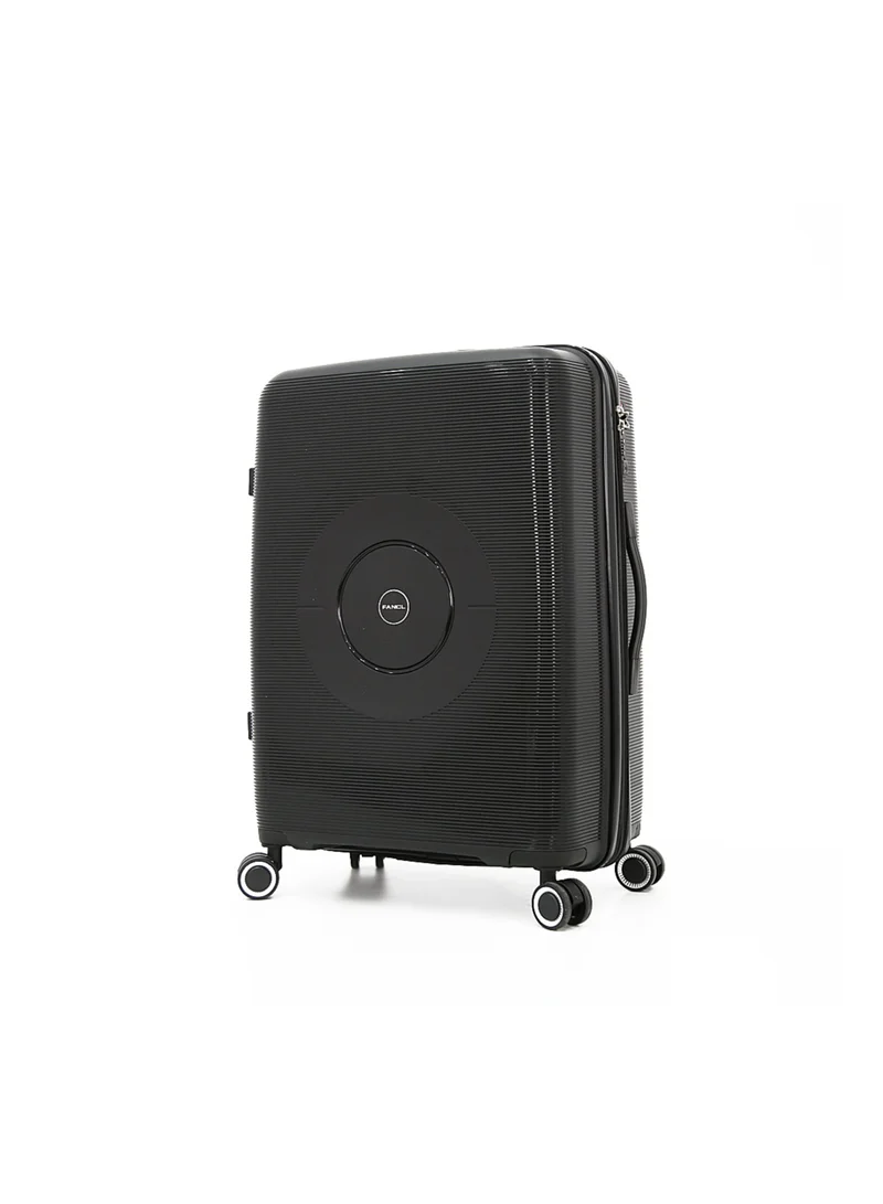 فانكل Hardside Luggage Trolley Bag 3 Pieces Set,Black (S-20",M-24",L-28")