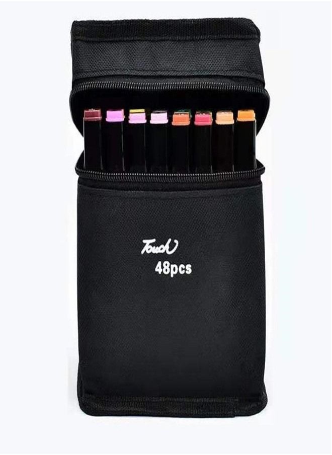 Touch 48 Piece Graphic Marker Pen Multicolour  - Image 1
