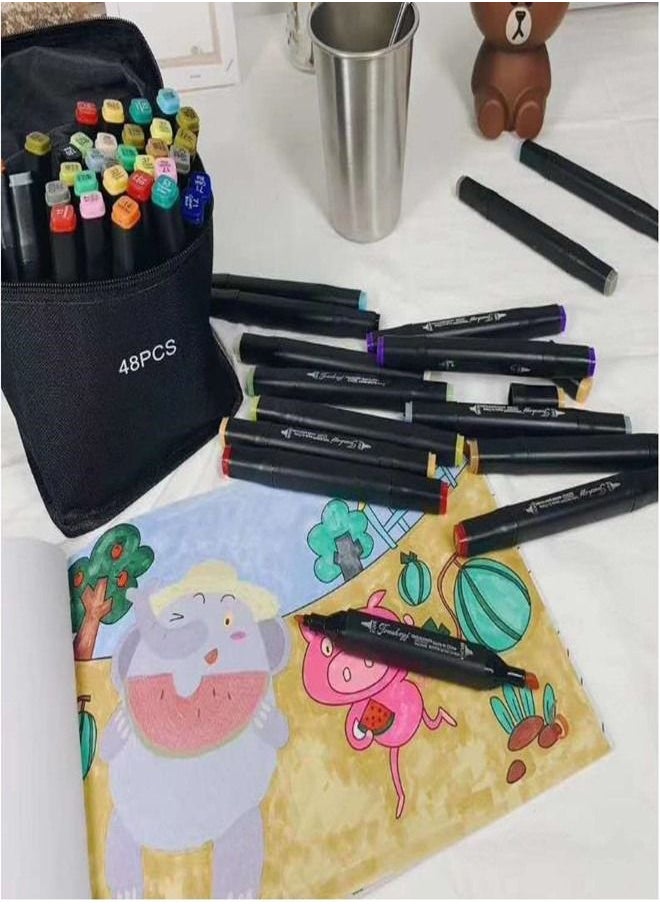 Touch 48 Piece Graphic Marker Pen Multicolour  - Image 4