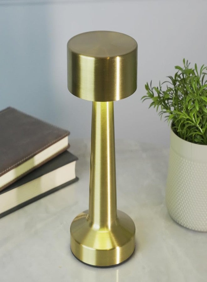 Chronos Modern Cordless LED Table Lamp (Rose Gold) - USB Rechargeable Portable Touch Control Dimmable 3 Light Color Tunable Table Lamp for Hotel, Cafe, Restaurant or Home for Bedside, Center or Dining - Image 4