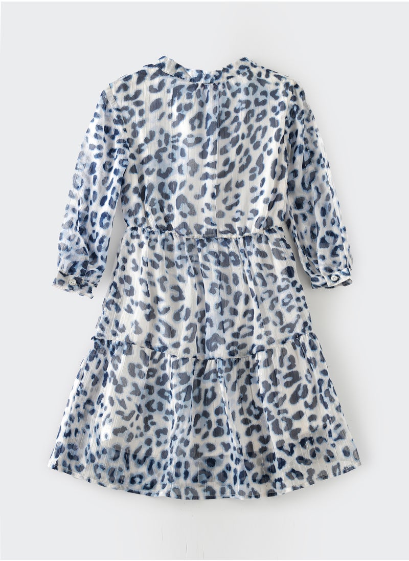 Jelliene - Tween Twirl: Girls' Flowy Georgette Dress Breezy Comfort & Summer Chic - Image 1