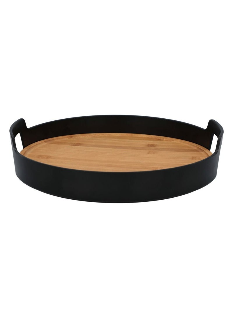 Felli Serving Tray With Round Bamboo Board