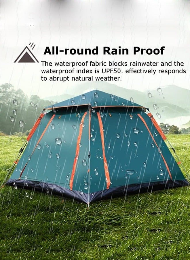 عربست خيمة التخييم - خيمة عائلية من 5 إلى 8 أشخاص فورية وسهلة الإعداد خيمة مع حقيبة حمل ، خيمة منبثقة مقاومة للماء والرياح ، مناسبة للتخييم ، والمشي لمسافات طويلة ، وتسلق الجبال - Image 5