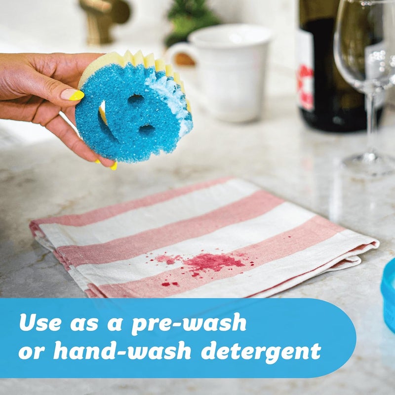 Scrub Daddy Powerase Gel Fabric Stain Remover - Multipurpose Upholstery Cleaner for Fabric & Leather Sofa, Furniture & Carpet Stain Remover for Old Stains, Mattress Cleaning, Incl. Scrub Mommy Sponge Easy assemble - Image 5