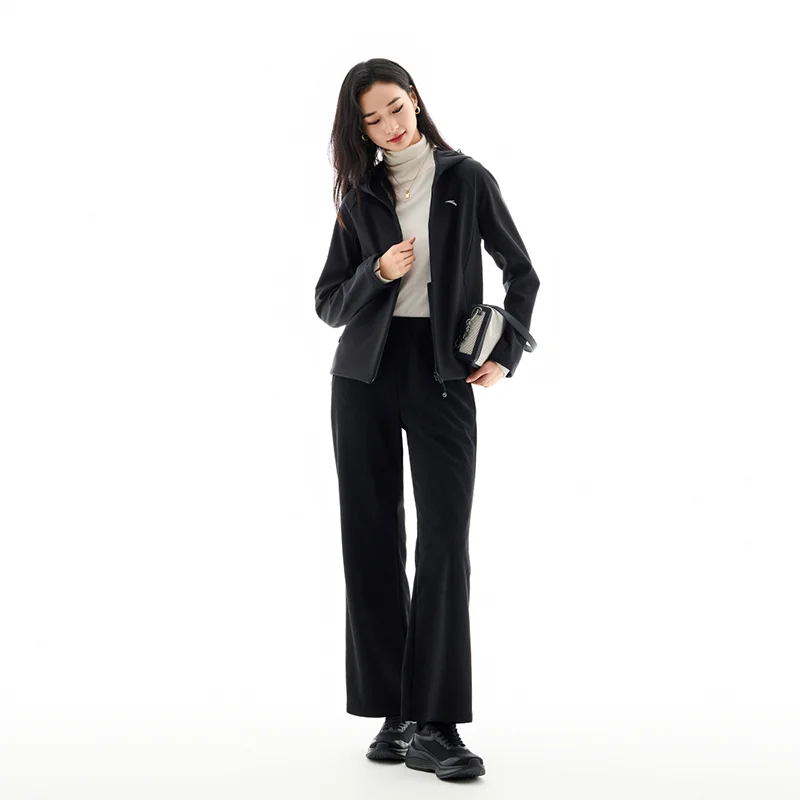 ANTA Woven Track Top - Cross Training Black