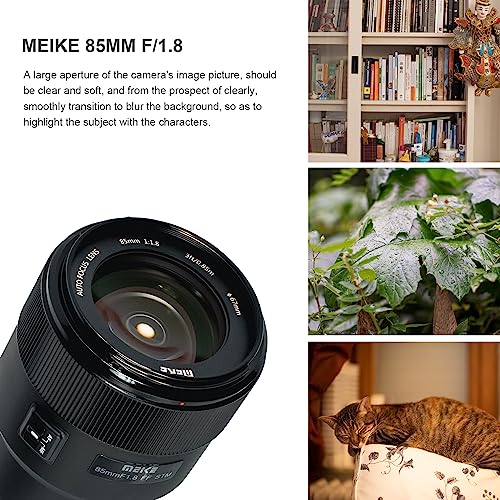 Meike 85mm f1.8 Large Aperture Full Frame AF STM(Stepping Motor) Lens Auto Focus Telephoto Fixed Prime Portrait Lenses for Nikon Z Mount Cameras Z5, Z6, Z7,Z9 - Image 3