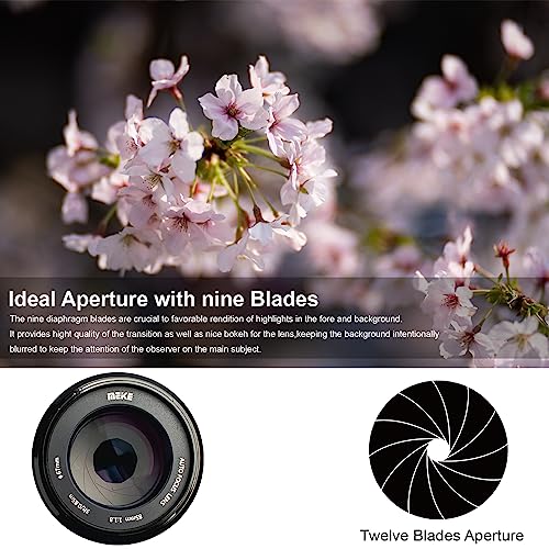 Meike 85mm f1.8 Large Aperture Full Frame AF STM(Stepping Motor) Lens Auto Focus Telephoto Fixed Prime Portrait Lenses for Nikon Z Mount Cameras Z5, Z6, Z7,Z9 - Image 5