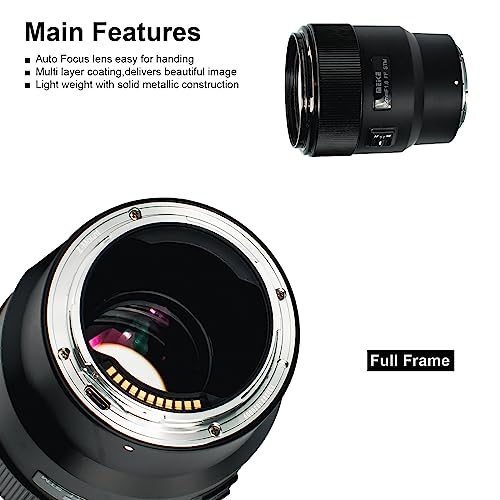 Meike 85mm f1.8 Large Aperture Full Frame AF STM(Stepping Motor) Lens Auto Focus Telephoto Fixed Prime Portrait Lenses for Nikon Z Mount Cameras Z5, Z6, Z7,Z9 - Image 4