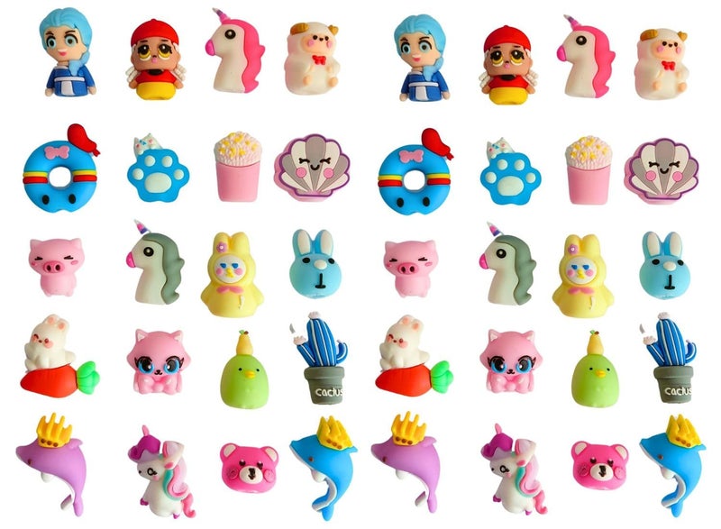 Goldleaf 20 Pcs Random Cartoon Animal Pencil Toppers – Soft Silicone Pen Caps for Kids, Clip-On Pencil Toppers for School Supplies, Classroom Prizes, Party Favors, Student Rewards – Random Styles - Image 1