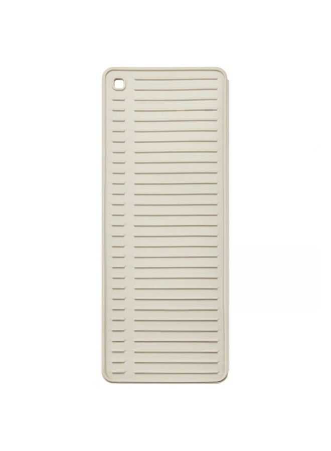 Baitique Dish Drying Mat, Foldable, Beige, 51x42 cm - Image 2