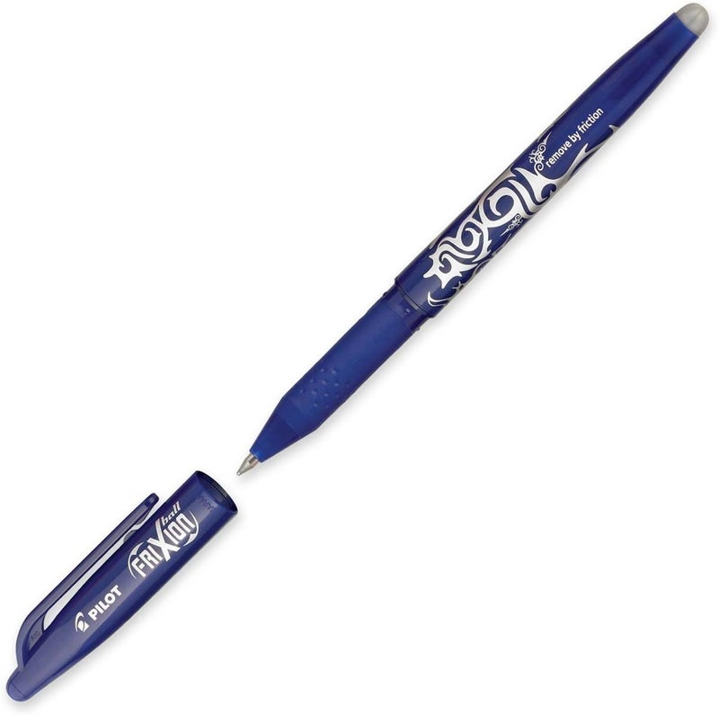 Pilot Frixion Ball Erasable Gel Pens, Fine Point, Blue Ink, 0.7mm - Pack of 6 - Image 2