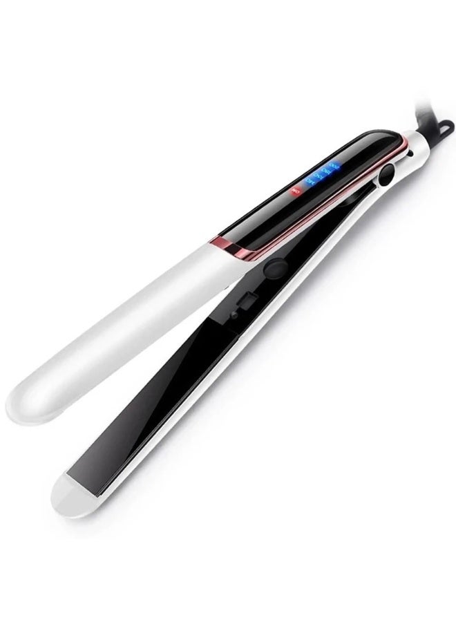 sokany SK-955 Professional Hair Straightener Fast Heating Ceramic Flat Iron with Even Heat Distribution for Smooth Shiny Frizz Free Hair Salon Quality Styling Tool for Home and Professional Use High Performance Electric Hair Straightener with Consistent Heat Technology Ergonomic Design and Easy Daily Styling Control for All Hair Types - White - Image 1