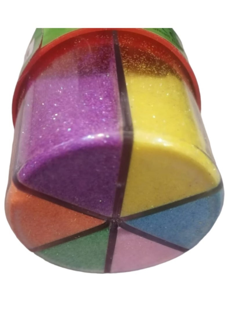 اس بي سي رشاشة جليتر من 6 أقسام بوزن 50 جم متعدد الألوان - Image 3