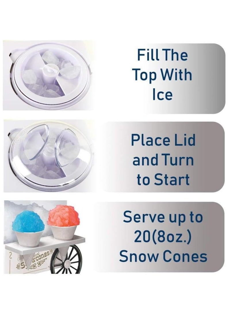 Generic - Home Electric Ice Shaver – Compact Snow Cone Machine, Italian Ice & Slush Maker, Multi-Functional Ice Crusher for Ice Cream and Cold Drinks - Image 1