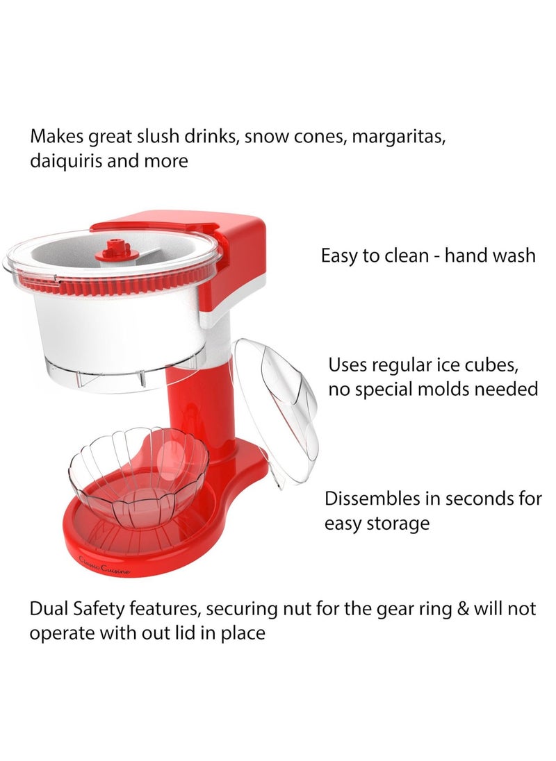 Generic - Home Electric Ice Shaver – Compact Snow Cone Machine, Italian Ice & Slush Maker, Multi-Functional Ice Crusher for Ice Cream and Cold Drinks - Image 1
