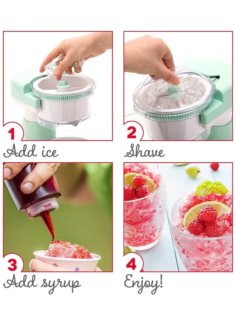 Generic - Home Electric Ice Shaver – Compact Snow Cone Machine, Italian Ice & Slush Maker, Multi-Functional Ice Crusher for Ice Cream and Cold Drinks - Image 1
