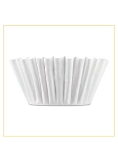 Coralblue Basket Coffee Filter White - Coffee filter size having 100 Pieces Disposable Paper Basket - Filter coffee can be used in Home at Office and for Travel Purposes as well.  - Image 2