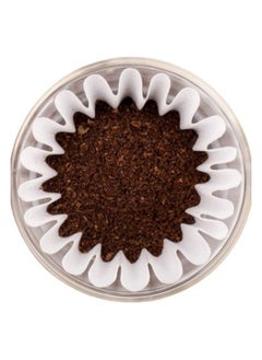 Coralblue Basket Coffee Filter White - Coffee filter size having 100 Pieces Disposable Paper Basket - Filter coffee can be used in Home at Office and for Travel Purposes as well.  - Image 3