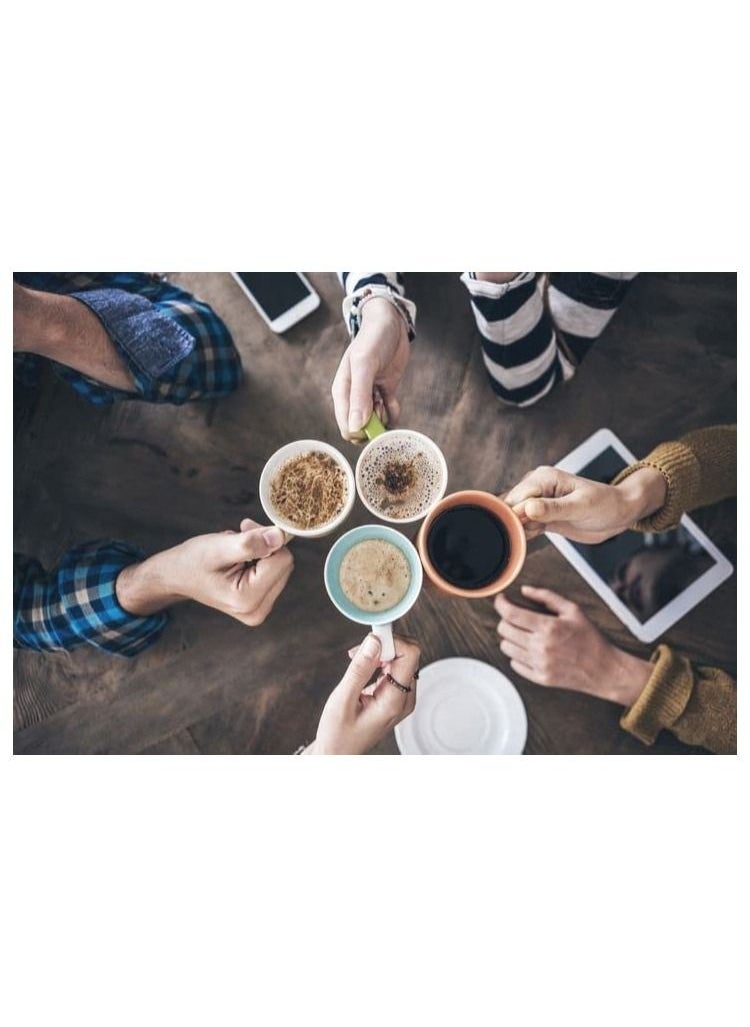 Coralblue - Basket Coffee Filter White - Coffee filter size having 100 Pieces Disposable Paper Basket - Filter coffee can be used in Home at Office and for Travel Purposes as well. - Image 1